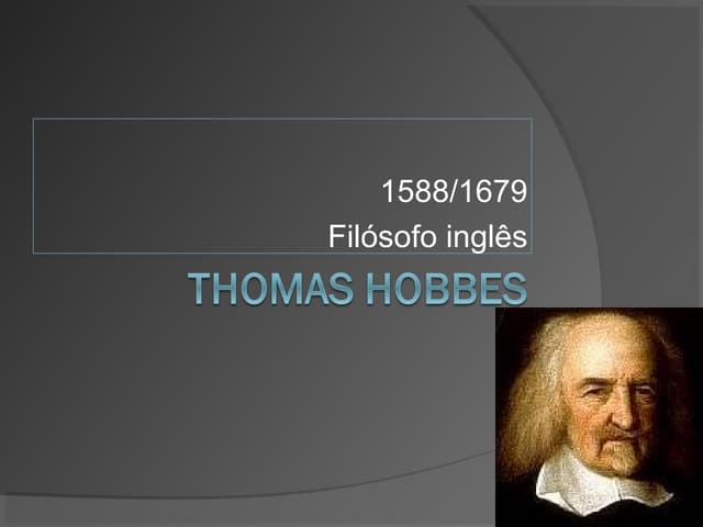 Thomas hobbes