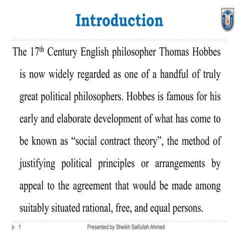Thomas Hobbes and The Social Contract