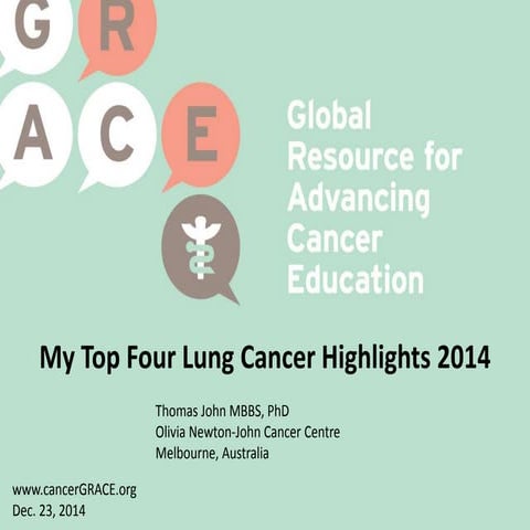 molecular biology and Target therapy in lung cancer | PPTX