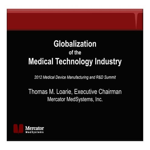 Resetting the Vision for Medical Devices: How You and Your Company Can Thrive...