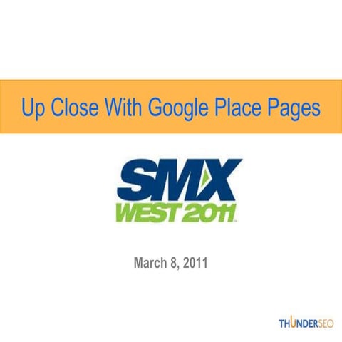 Up Close With Google Place Pages - Do Directories Really Matter For Local Search Rankings In Google?