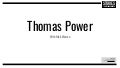 Thomas Power BackStory 1980-2020