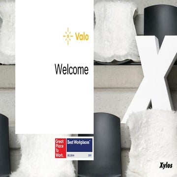 Introduction, OASE & Valo Roadmaps