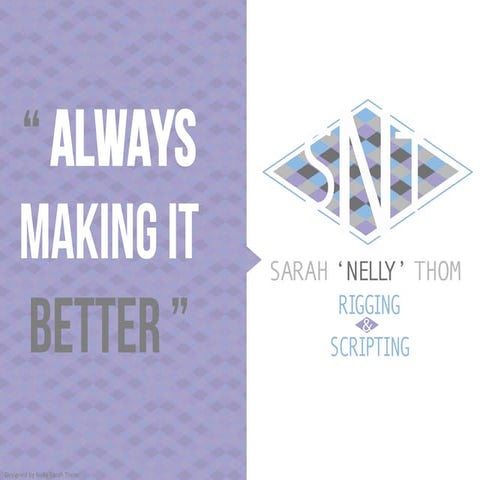 Nelly Sarah Thom Visual Portfolio