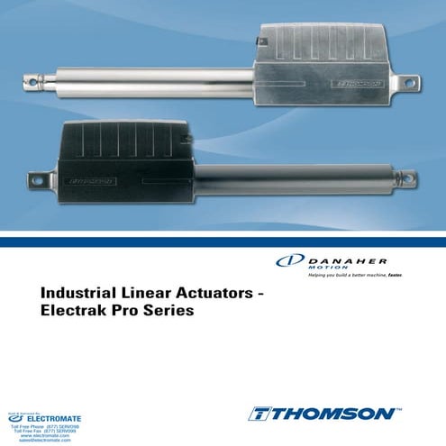 Thomson Linear Electrak Pro Series