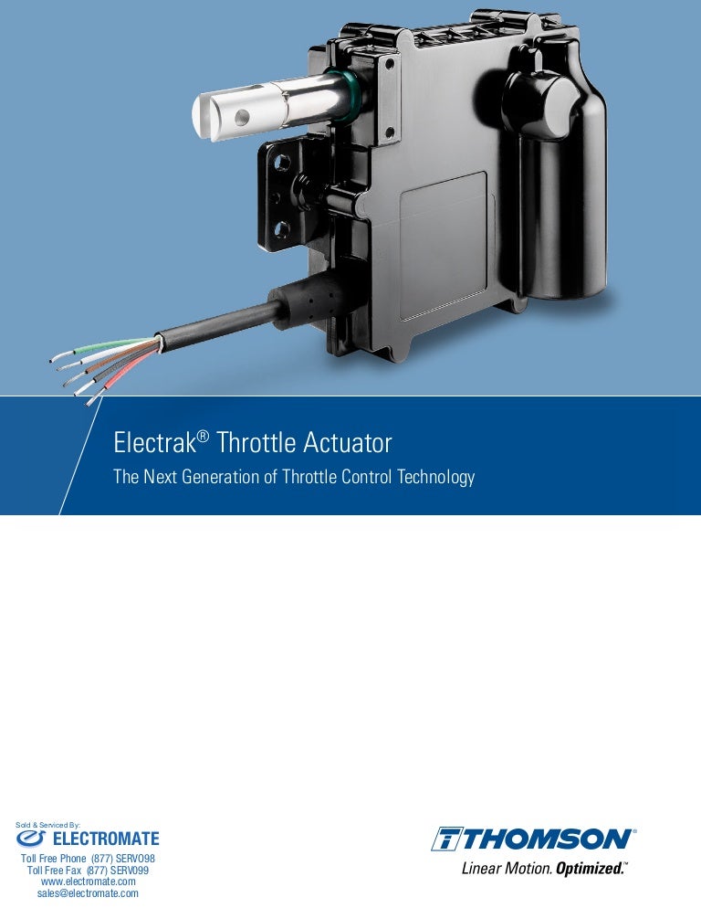 Thomson Linear Electrak Throttle Actuator