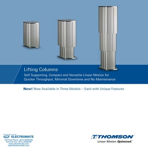 Thomson lifting columns_catalog