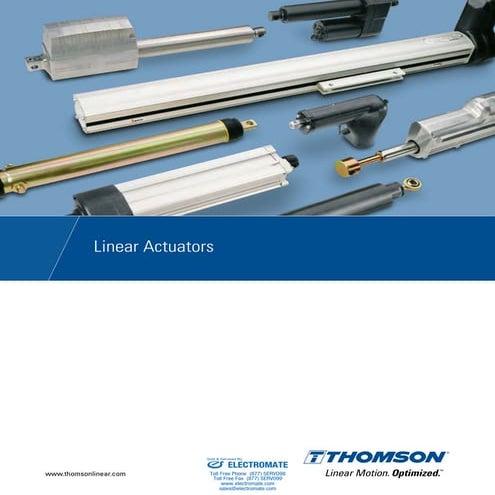 Thomson Linear Actuators Catalog