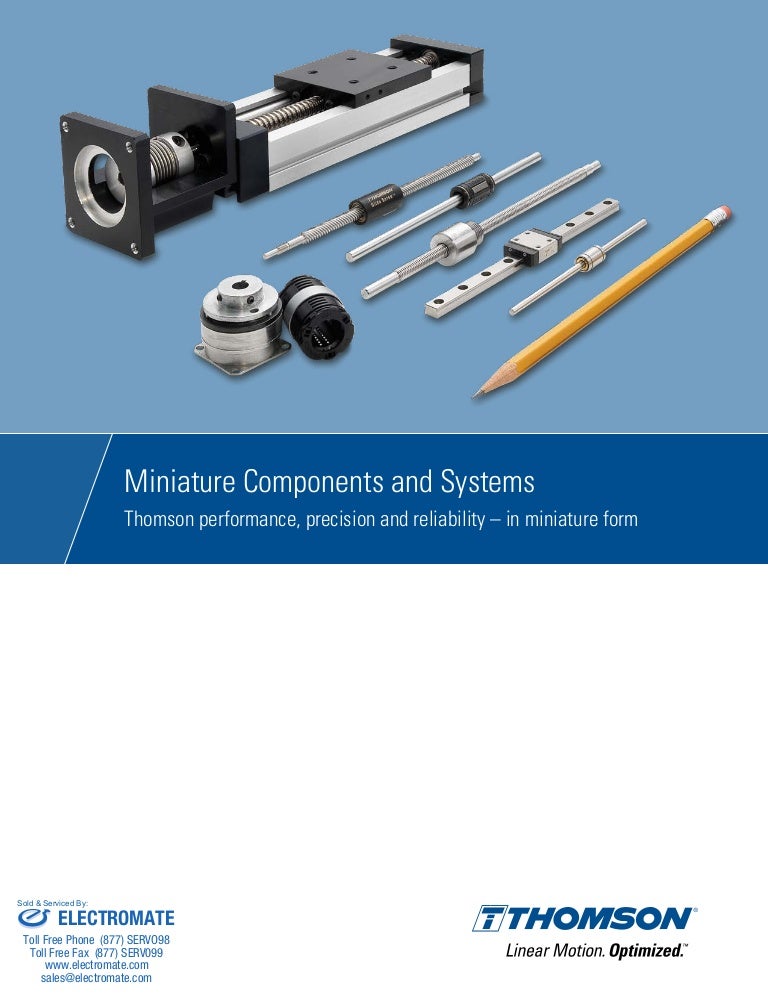Thomson Linear Miniature Components Systems