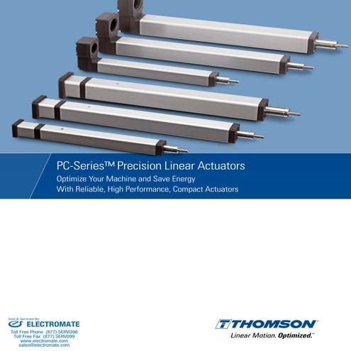 Thomson PC Series Precision Linear Actuators