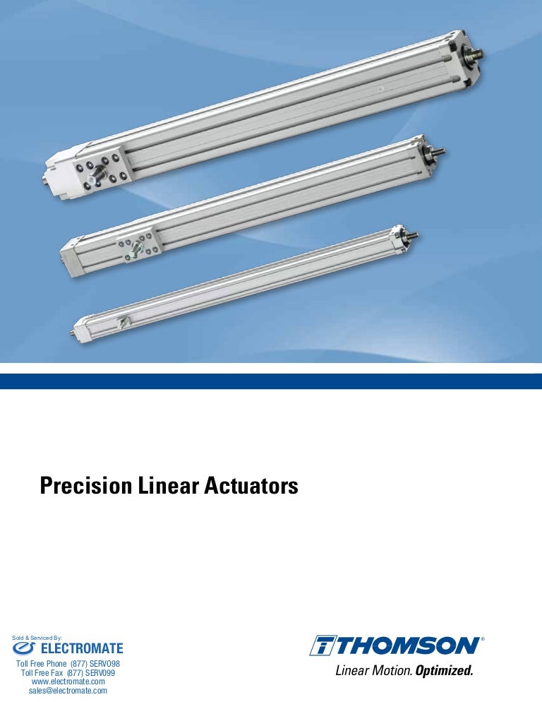 Thomson Precision Linear Actuators