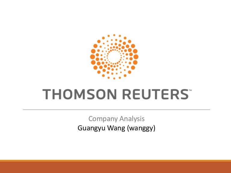 Thomson Reuters Company Analysis