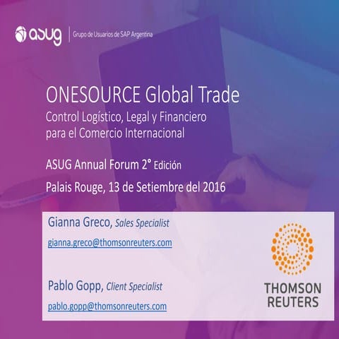 ONESOURCE Global Trade | PDF