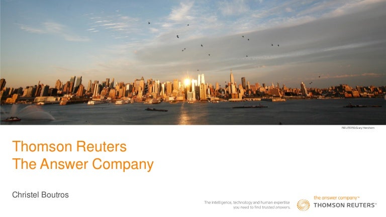 Thomson Reuters Company Overview