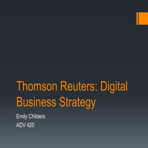 Thomson Reuters final presentation