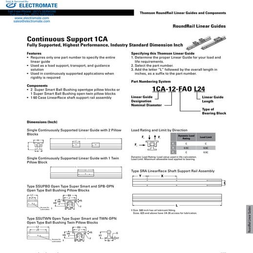 Thomson roundrail 1_ca_specsheet