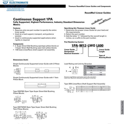 Thomson roundrail 1_pa_specsheet