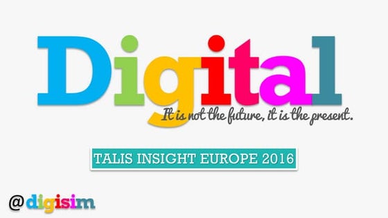 Engaging Academics in Digital Discourse - Simon Thomson | Talis Insight Europ...
