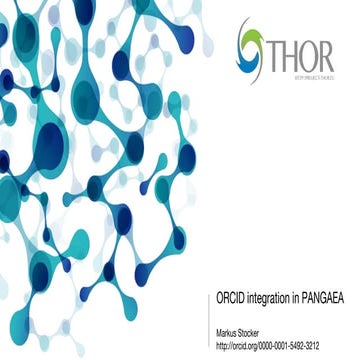 THOR Workshop - Services PANGAEA