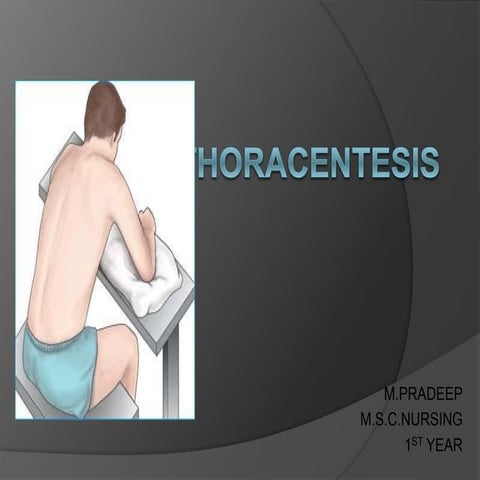 Thoracentesis medical surgical nursing