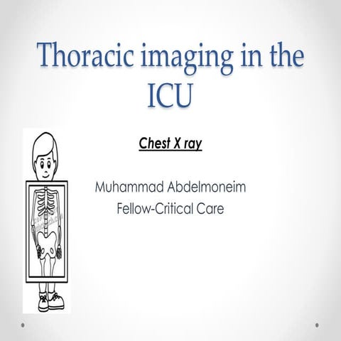Thoracic imaging in ICU