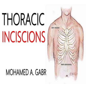 Thoracic inciscions