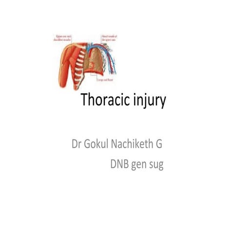 Thoracic injury 