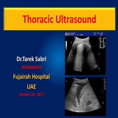 Thoracic ultrasound 