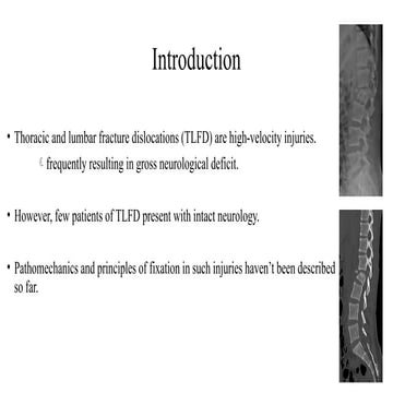 Thoracolumbar Fracture Dislocations Without Spinal Cord Injury.pptx