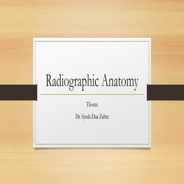 Comprehensive Radiographic Anatomy of the Thorax with Cardiac ...