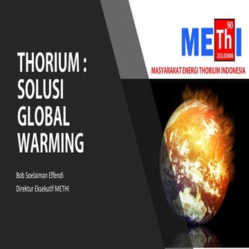 Thorium solusi global warming