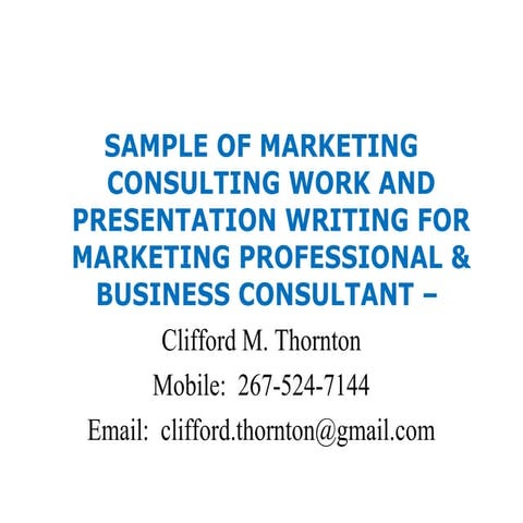 Thornton clifford sample_consulting
