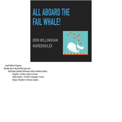 Thotcon - All aboard the Fail Whale