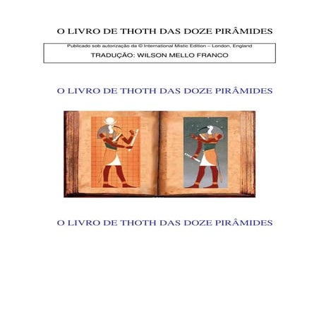 Thoth 12 pirâmides | PDF