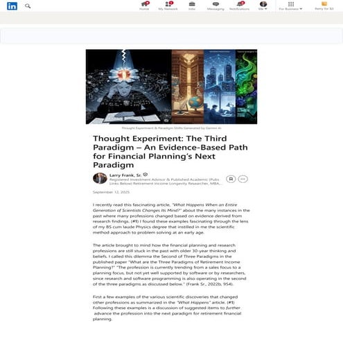 Thought Experiment: The Third Paradigm – An Evidence-Based Path for Financial...