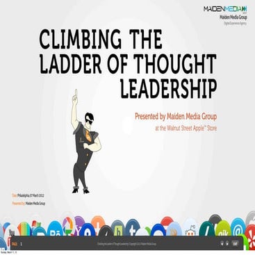 Climbing the Ladder of Thought Leadership