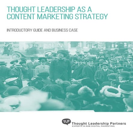 Thought leadership as a content marketing strategy