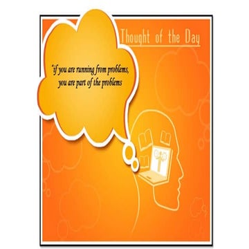 Thought of the day (18th July)