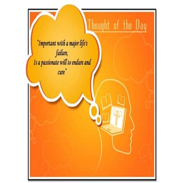 Thought of the day 19th July