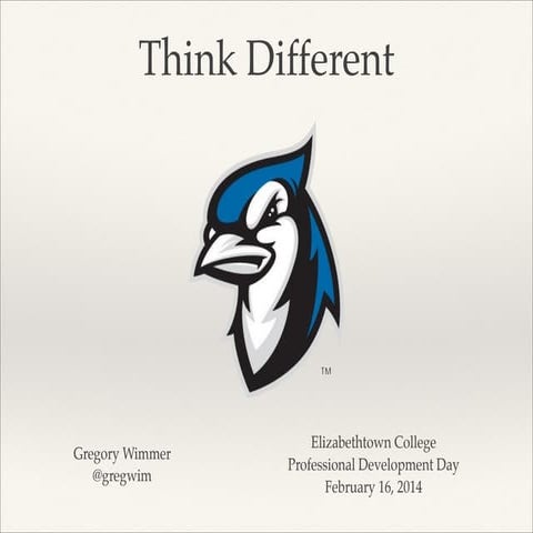 Etown: Think Different