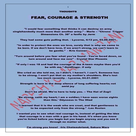 T H O U G H T S   D O W N L O A D E D