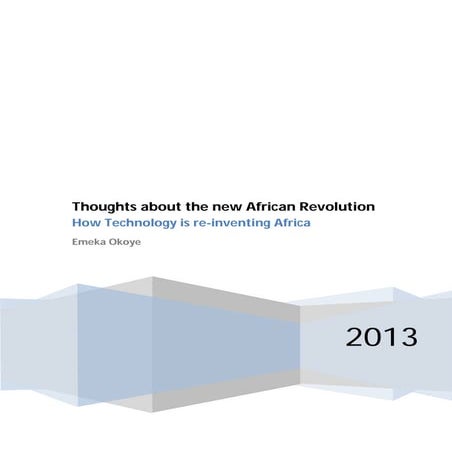 Thoughts about the African Revolution