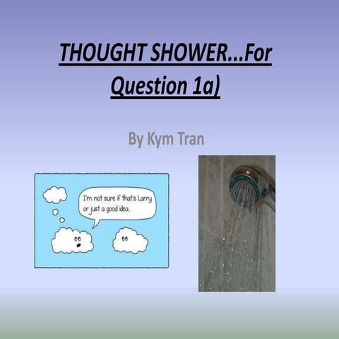 Thought shower