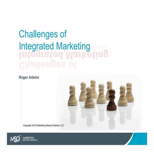 Thoughts On Integrated Marketing