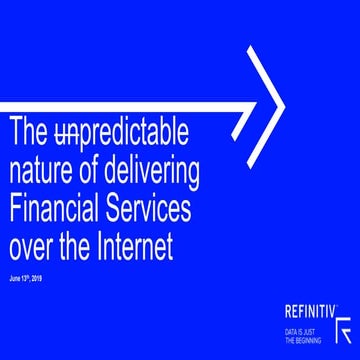 Delivering Predictable Financial Services Applications over the Internet with...