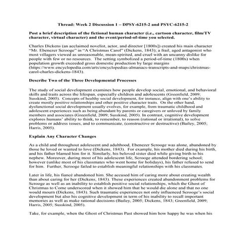 DPSY 6215-2/ PSYC 6215-2 Week 2: Social and Cognitive Development