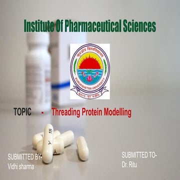Protein Structure - threading Protein modelling pptx