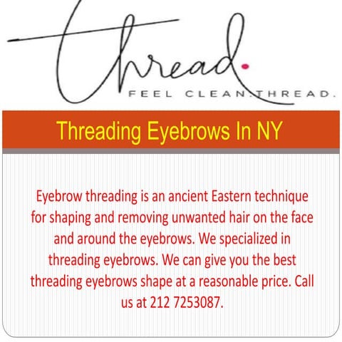 Threading Eyebrows | PPTX