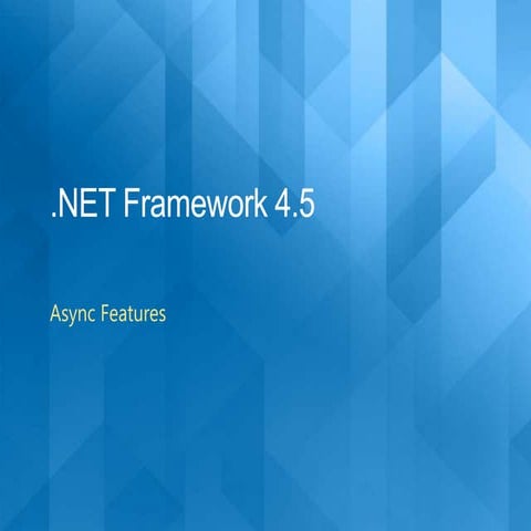 Threading net 4.5 | PPT