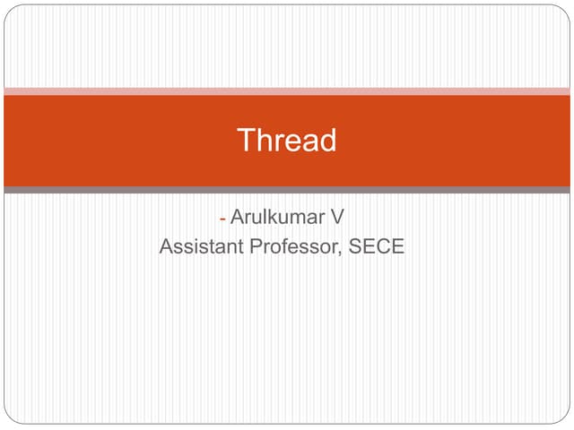 Thread&amp;multithread